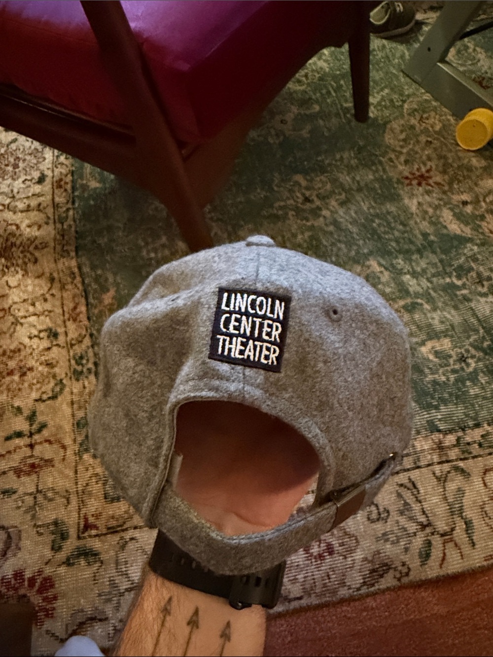 Gray Ragtime Embroidered Cap - Picture 3 of 4